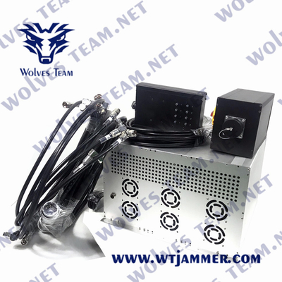 1400W 14 ζώνες DDS Πολυζωνική κάλυψη 20-6000Mhz Οχήμα IED Bomb Jammer- WT802814DM
