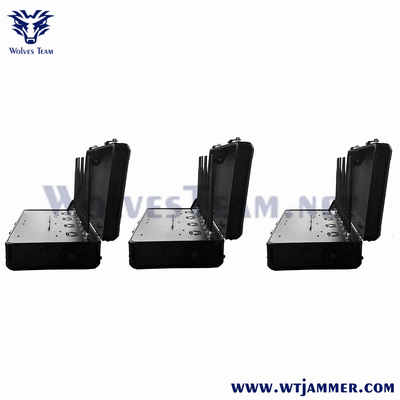 8 Band φορητή τσάντα WIFI2.4G WIFI5.8G 2G 3G 4G Cell Pone Jammer