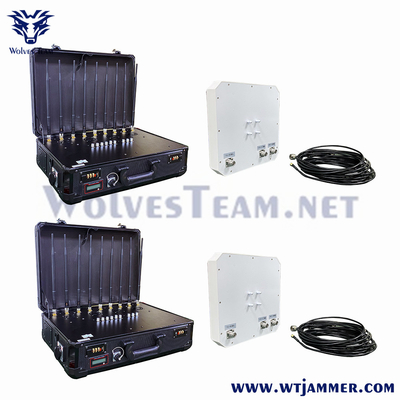 8 Band φορητή τσάντα WIFI2.4G WIFI5.8G 2G 3G 4G Cell Pone Jammer
