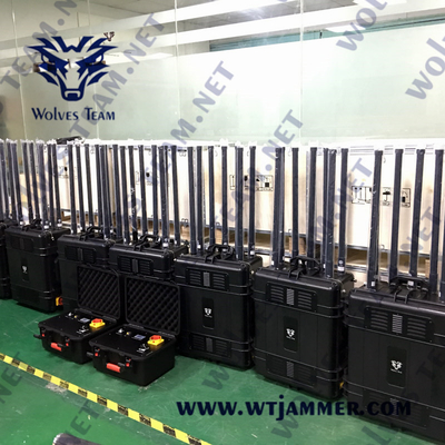 100 W portable 4 bands Drone signal jammer IP65 αδιάβροχο GPSL1 WIFI2.4G WIFI5.8G σήμα jammer
