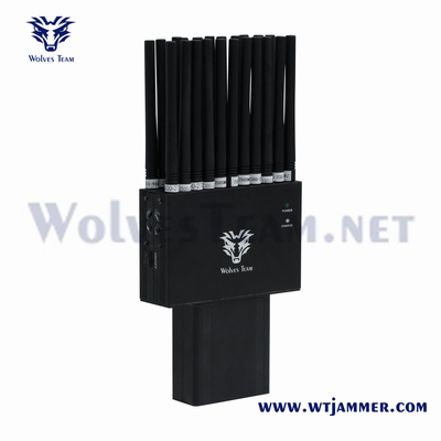 Χονδρικό 22 Bands 2G 3G 4G 5G Τζάμερ Χεριζόμενο GPS Lojack WiFi GPS RF 315/433/868MHz Τζάμερ