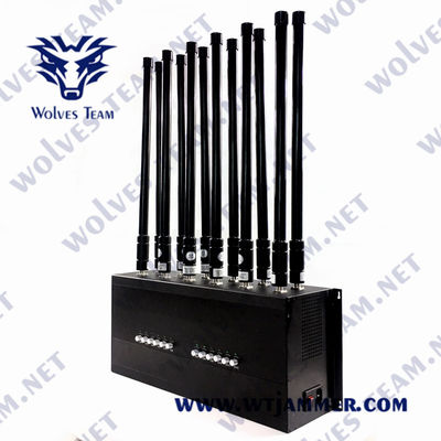 Αγορά Indoor 12 antenna desktop GSM 3G 4G 5G Mobile Phone Jammer up to 50 meters online manufacture
