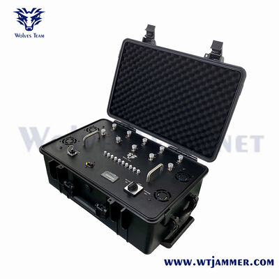 Αγορά 300-1000m Jamming Radius Portable Signal Jammer 700W All Cell Phone Signal Jammer online manufacture