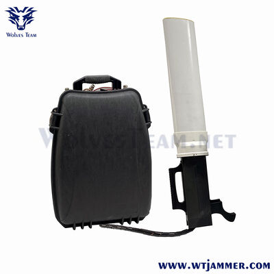 Αγορά Backpack lightweight Waterproof IP65 Anti UAV Drone Jammer 3000 meters Army use online manufacture