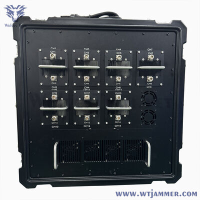 Αγορά Ακτίνα παρεμβολής έως 500 μέτρα, Jammer βομβών IED, κράμα αλουμινίου, Εύρος συχνοτήτων 20‐6000MHz, Προστασία από εκρηκτικές απειλές στο πεδίο online manufacture