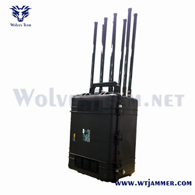 Αγορά Omni Antenna Anti Drone Jammer Παρέχοντας GPS Jamming Signal Τύπος και Πεδίο παρεμβολής 4000m έως 6000m Κατάλληλο για παρεμβολές Drone online manufacture