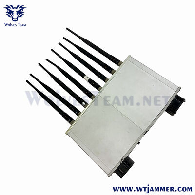 Αγορά 8 κανάλια επιφάνειας εργασίας RF Jammer GPS Glonass WiFi 5G 4G διαδικτυακή κατασκευή