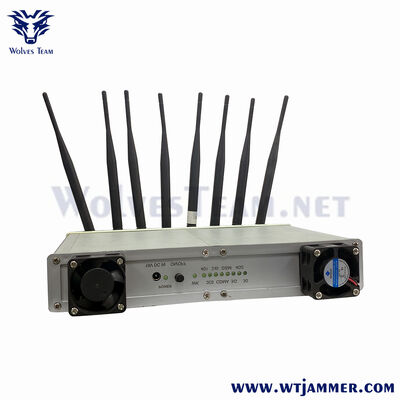 Αγορά 200W 8 Band Desktop Cellular Blocker Jams GPS L1 L2 και Όλες οι ζώνες 2g έως 5g διαδικτυακή κατασκευή
