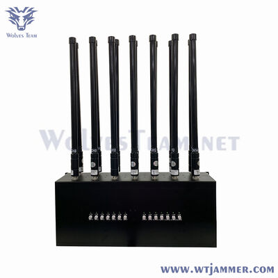 Αγορά 100W 14 Band Desktop Signal Jammer Μπλοκ 5G WiFi GPS 4G 3G 2G διαδικτυακή κατασκευή