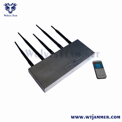 Αγορά 4 κεραίες High-Power Desktop Signal Jammer, 4 κανάλια τηλεχειρισμού 2G/3G/4G WiFi Blocker διαδικτυακή κατασκευή