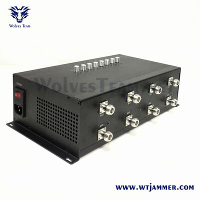 Αγορά 8 κεραίες High-Power Signal Jammer 8-Channel Independent Control 2G / 3G / 4G / 5G WiFi GPS Blocker διαδικτυακή κατασκευή