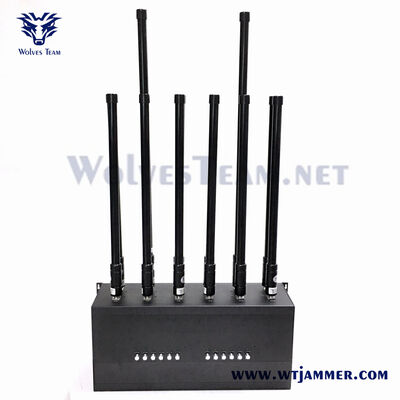 Αγορά 100W 12 Band Desktop Cellular Blocker Jams GPS L1 L2 και Όλες οι ζώνες 2g έως 5g διαδικτυακή κατασκευή