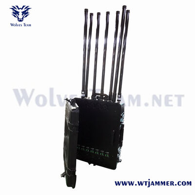 Αγορά Κουτί τρολέι 6 Αντενές All-Band Jammer για 2G/3G/4G/5G, GPS, WiFi & UAV Αντιμέτρο διαδικτυακή κατασκευή