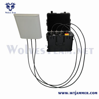 Αγορά Φορητό 3-κάναλο High Power Anti Drone Jammer, Long Range UAV Signal Blocker για Εξωτερική Ασφάλεια & Προστασία VIP διαδικτυακή κατασκευή