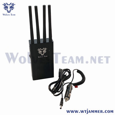Αγορά 4-Κανάλι 8W Φορητό GSM/3G/4G/WiFi χειροκίνητο παρεμβολικό διαδικτυακή κατασκευή