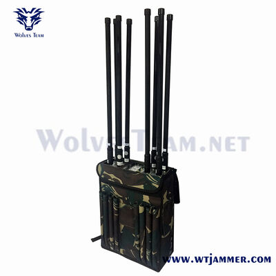 Αγορά 8 κανάλια High Power RF Backpack Signal Blocker για GPS & WIFI & Αντι-Drone & Αντι-IED προστασία διαδικτυακή κατασκευή