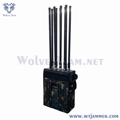 Αγορά 9 κεραίες High Power Backpack Signal Jammer για GPS & WIFI & Αντι-Drone & Αντι-IED Προστασία διαδικτυακή κατασκευή