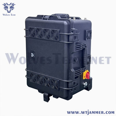Αγορά Μπλοκ Jammer Signal High Power 10 καναλιών 800W τρόλεϊ 5G/4G/3G/2G/WiFi/GPS διαδικτυακή κατασκευή