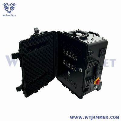 Αγορά 8 κανάλια 800W High Power Trolley Signal Jammer - Μπλοκ 2G / 3G / 4G / 5G / WiFi / GPS διαδικτυακή κατασκευή