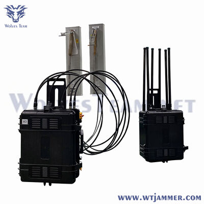 Αγορά 800W 8 Bands Suitcase Signal Jammer με Τροχούς Κάλυψη όλων των συχνοτήτων διαδικτυακή κατασκευή