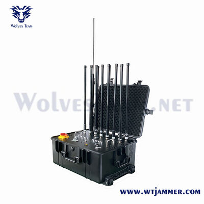 Αγορά 400W 8 Bands Trolley Signal Jammer, συμπαγής σχεδιασμός για εύκολη ανάπτυξη διαδικτυακή κατασκευή