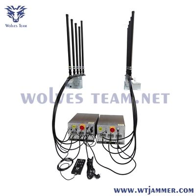 Αγορά 10 ζώνες 1000W High Power RF Jammer με περιστρεφόμενες κεραίες, προσαρμόσιμες συχνότητες διαδικτυακή κατασκευή