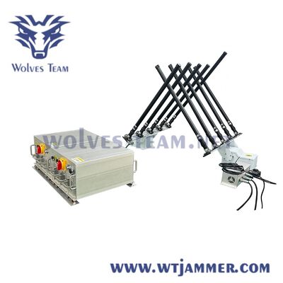 Αγορά 800W 10 Bands Fixed Mounted RF Jammer, ρυθμιζόμενες κεραίες για προσαρμοσμένη κάλυψη διαδικτυακή κατασκευή