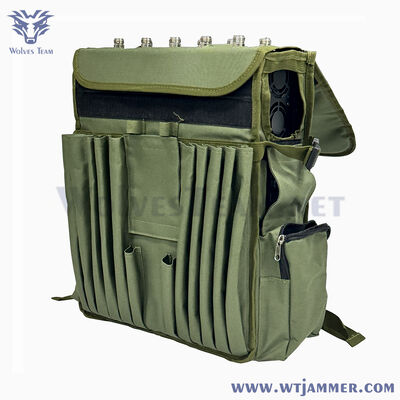 Αγορά 10 κανάλια High Power Backpack RF Jammer σήματος για GPS & WIFI & Anti-Drone GPS προστασία διαδικτυακή κατασκευή
