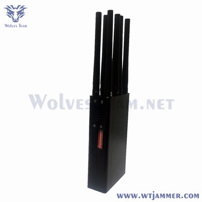 Αγορά Ενσωματωμένη μπαταρία 10M 100-240V Signal Jammer διαδικτυακή κατασκευή