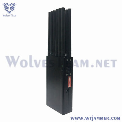 Αγορά Χειρός 12 κεραιών Jammer χειρός με όλα τα 3G 4G 5G WiFi GPS RF διαδικτυακή κατασκευή