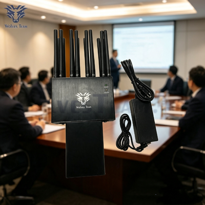 Αγορά Αντι Drone Bluetooth Wi-Fi σήμα Jammer Πολλαπλή κεραία χειροκίνητο αποκλειστήρα για την εξωτερική περιπολία διαδικτυακή κατασκευή