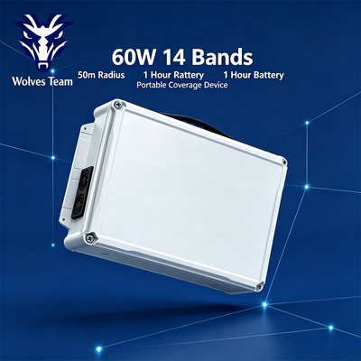 Αγορά 60W 14-Band Συσκευή Παρεμβολής Σήματος Επιτραπέζιου Τύπου με Πανκατευθυντική Κεραία για Ολοκληρωμένη Θωράκιση RF διαδικτυακή κατασκευή