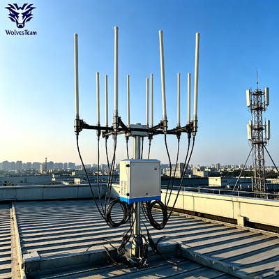 Αγορά 400W 8-Band IP65 Αδιάβροχο Εξωτερικό Jammer Σήματος για CDMA GSM DCS PCS 3G 4G LTE WiMAX WiFi VHF UHF διαδικτυακή κατασκευή