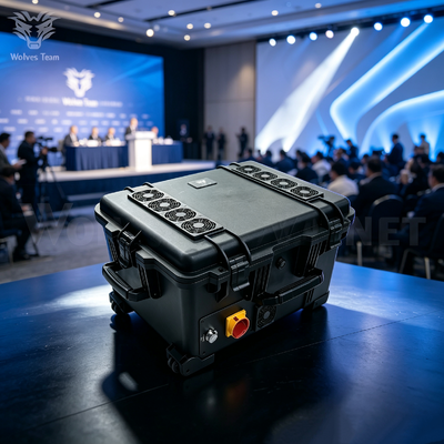 Αγορά Φορητός Παρεμποδιστής Σήματος 500W 10 Ζωνών Παρεμποδιστής Σήματος Πολλαπλών Συχνών για Καταστολή Σήματος Ασύρματης Επικοινωνίας διαδικτυακή κατασκευή