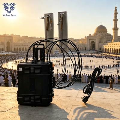 Αγορά 500M Range High Power Portable GSM RF Blocker Mobile Cell Phone Signal Jammer Για μεγάλες δημόσιες θρησκευτικές συγκεντρώσεις διαδικτυακή κατασκευή