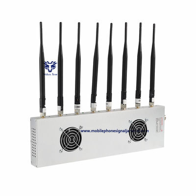 Πολυ Jammer τηλεφωνικών σημάτων κυττάρων GSM WiFi 3G 4G 5g τηλεχειρισμού κεραιών ζωνών πανκατευθυντικό δωμάτιο του /Exam συνεδρίασης