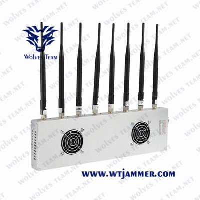 Το ΠΣΤ WiFi Lojack 8 GSM 3G 4G ενώνει 18W 40m κινητό τηλεφωνικό Jammer