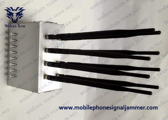Αγορά Διευθετήσιμη κινητή Jammer τηλεφωνικών σημάτων υψηλή δύναμη 8 κεραία που εμποδίζει Jammer GSM CDMA 3G 4G 5G ΠΣΤ WiFi 100 μέτρα online manufacture