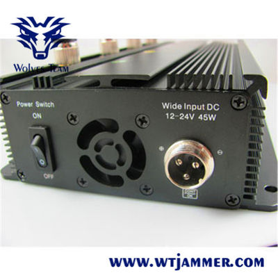 Jammer τηλεφωνικών σημάτων UMTS 3G/GSM800/900MHz 4G 5G κινητή φράσσοντας σειρά μέχρι 40m
