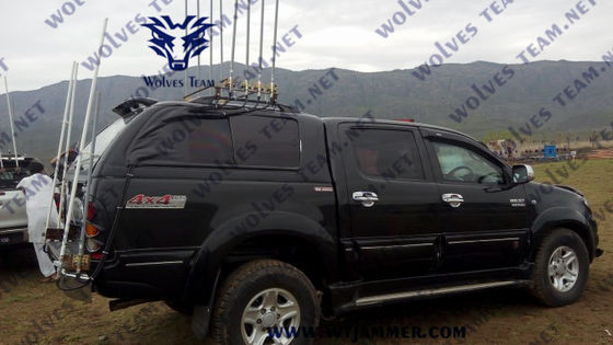 UHF GSM CDMA 500m VHF 3G 4G κινητό τηλεφωνικό Jammer 400w