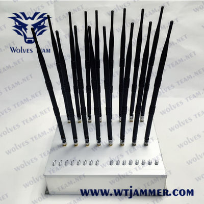 18 κεραίες 18W Wifi 2.4g 5.2g 5.8g 30m κινητό Blocker σημάτων