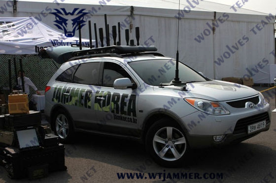 Αγορά Προστατευόμενο από τους κραδασμούς πολυ Jammer σημάτων ζωνών 300W UHF VHF ασύρματο online manufacture