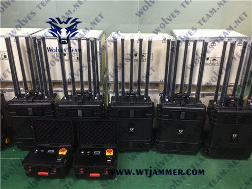 Ασύρματο Jammer βομβών οχημάτων IED 1000m 700W