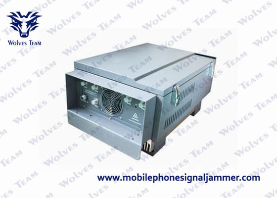 Jammer κυψελοειδούς σήματος υψηλής ισχύος CDMA GSM 4G 5G WIFI Μεταλλικό περίβλημα Bluetooth Καλό σύστημα ψύξης