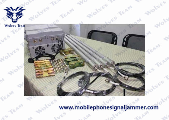 Jammer βομβών συνοδειών αντίστασης σκόνης, Jammer σημάτων τηλεφωνικού Wifi κυττάρων φράσσοντας σειρά 100m