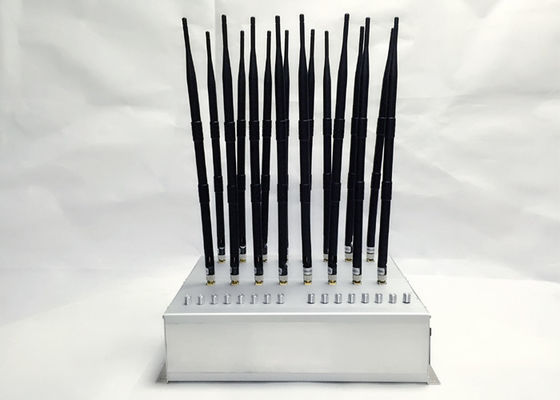 Διευθετήσιμο Blocker 22 σημάτων ΠΣΤ WIFI Jammer τηλεφωνικών σημάτων κυττάρων κεραιών Jammer GSM 4G 5G 315/433MHz