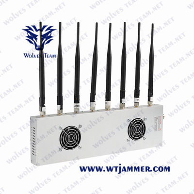 UHF VHF WiFi Bluetooth Jammer σημάτων 40m 18W 3G 4G