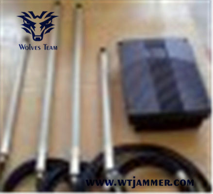 Υπαίθριο ισχυρό τηλεφωνικό Jammer κυττάρων Jammer σημάτων GSM CDMA/UMTS/4G LTE/Wimax 5G εύκολη εγκατάσταση