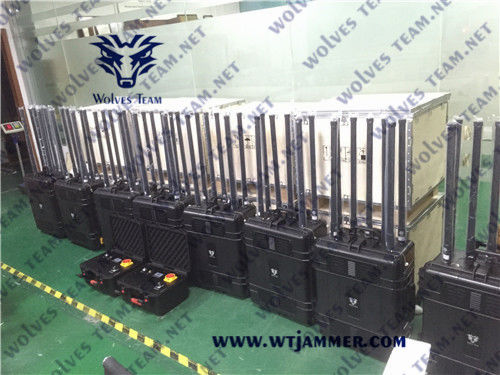 Πλήρης συχνότητα 800 Watt 1000m φορητό κινητό Jammer