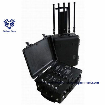 250W 8 φορητό Jammer σημάτων ΠΣΤ WiFi 2.4G ζωνών